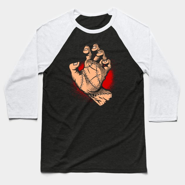 Hand Baseball T-Shirt by Camelo